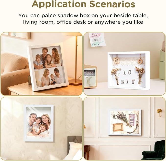 2 Pack Shadow Box Frame 11"x 14" - Image 8
