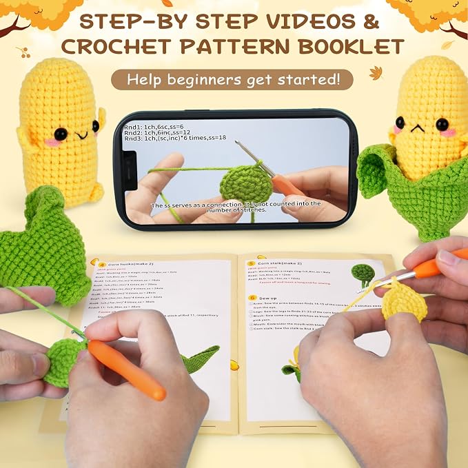 Crochetta Crochet Kit for Beginners - Image 3