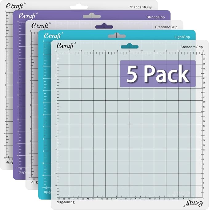 Ecraft 12x12 Cutting Mat 5-Pack by ecraft