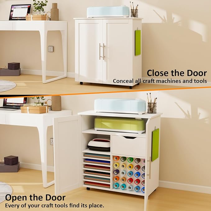 Craft Cart Cabinet Compatible - Image 7