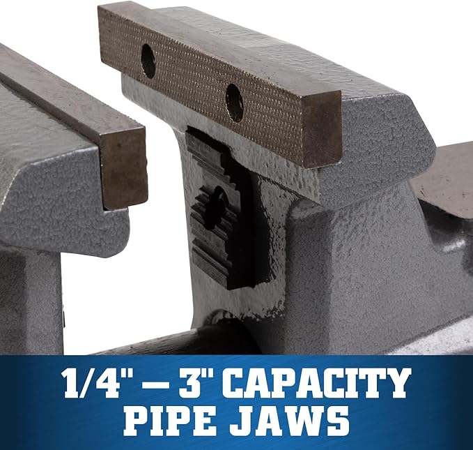 Wilton Mechanics Pro Bench Vise, 5-1/2" Jaw Width, 5" Jaw Opening, 3-5/8" Throat (Model 855M)