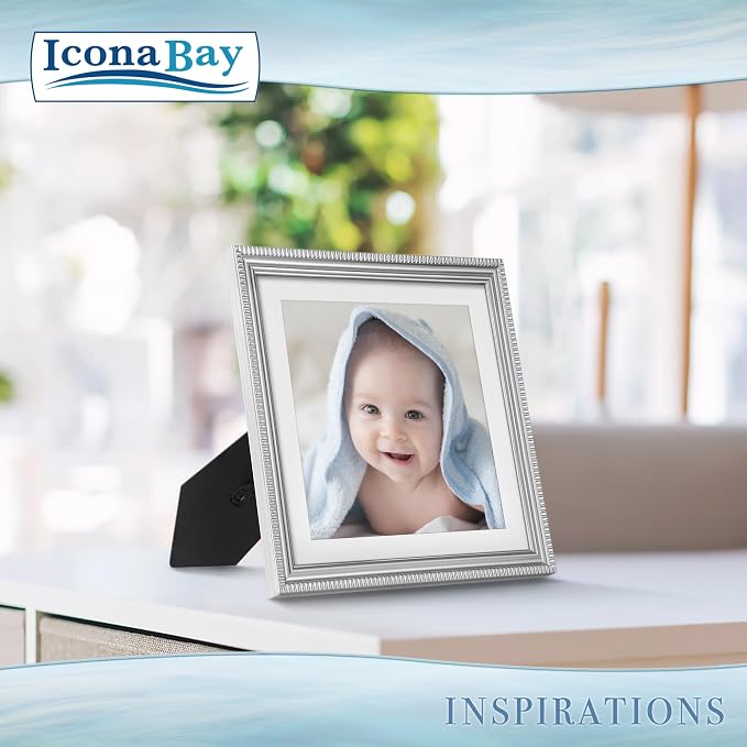 8x8 Picture Frames with 6x6 Mat, 6 Pack, Contemporary, Inspirations | These - Image 2
