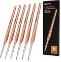 Nicpro Detail Paint Brushes, 20/0-0 Round Tiny Small Brushes by Nicpro
