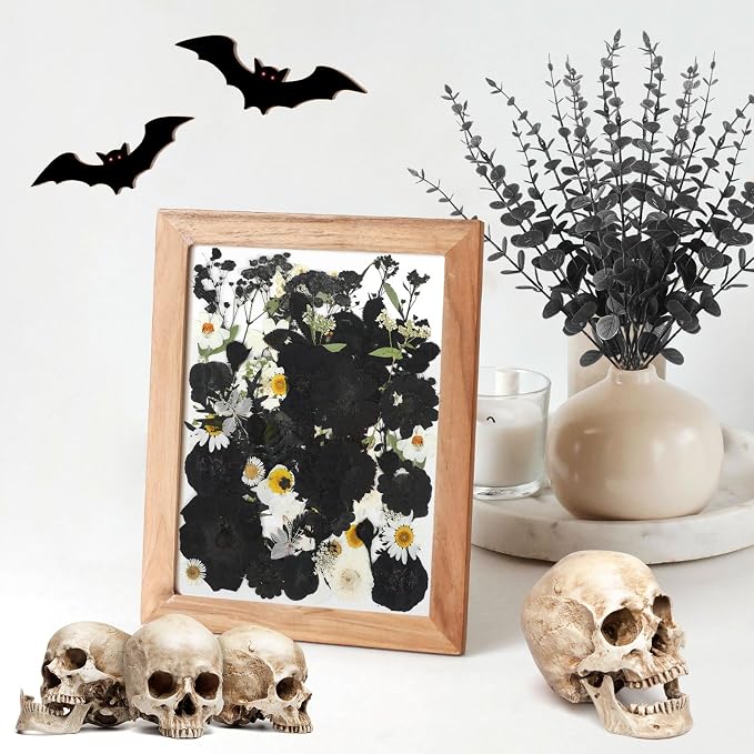 CCINEE 69Pcs Halloween Dried Pressed Flowers - Image 4