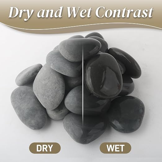 Quibbay 5 lbs Mexican Beach Pebbles, 2-3 Inch Decorative River Rocks - Image 3