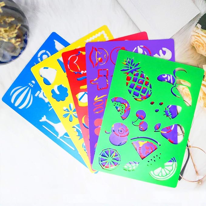 HADDIY Kids Drawing Stencils Set - Image 6