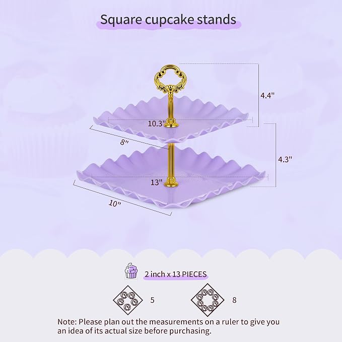 Pack of 11 NWK Cake Stand Set, - Image 3