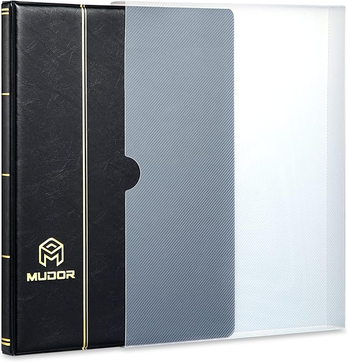 MUDOR 7 Rows Stamp Collection Book, Stamp Albums - Image 7