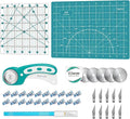 39 Pcs Rotary Cutter Set- Quilting Kit incl. 45mm Fabric Cutter by HeadleyTools