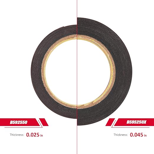3M Double Sided Tape Heavy Duty 0.5" x 15.4 Ft 5925, 0.025'' Thick - Image 3