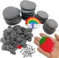 CYLHCM 120 PCS Rocks for Painting, Medium/Small/Tiny Rocks for Painting by Unknown