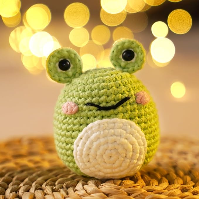 Crochet Kit for Beginners: Frog Crochet Kit for Adults, Learn to Crochet - Image 7