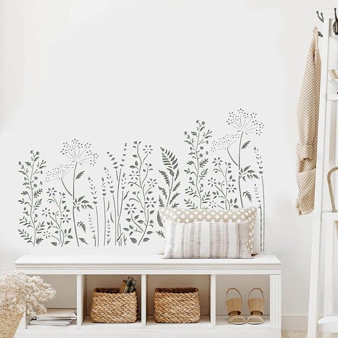 6-Piece Wildflower Stencil for Painting - Image 6