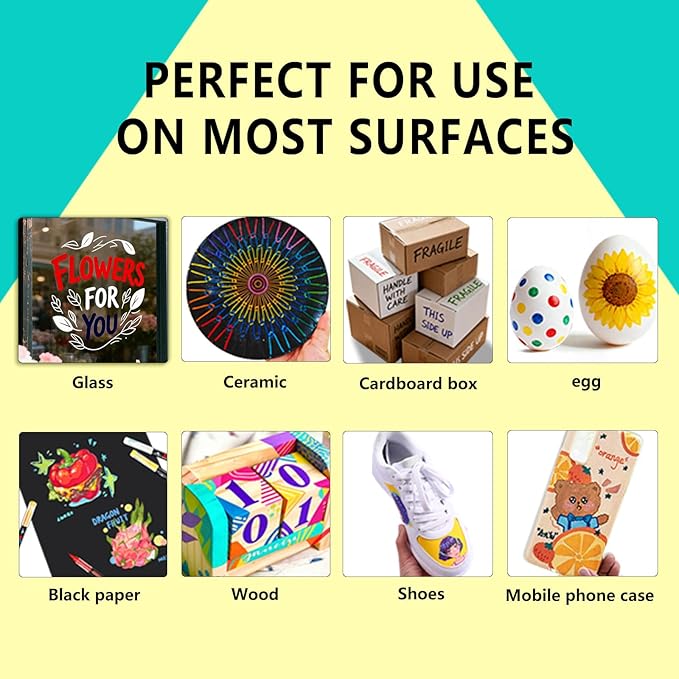 Guangna Acrylic Paint Markers Set -360 Colors, Waterproof Permanent Liquid - Image 6