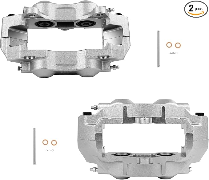 SCITOO 187020 187019 Rear Left & Right Disc Brake Calipers Fit For Chev For Corvette 1965-1967 1969-1982, 4 Pistons