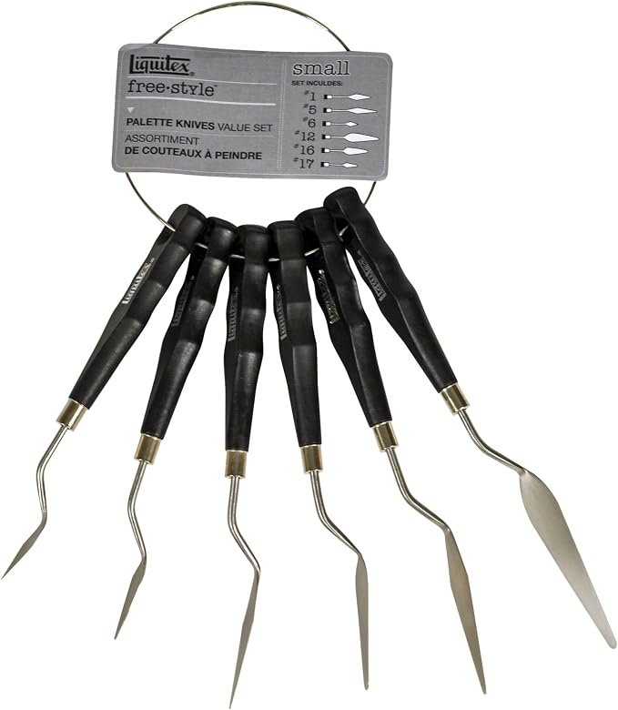 Liquitex Professional Freestyle Traditional Knives 6-Piece Ring Set by Liquitex