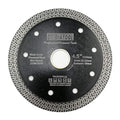 DT-DIATOOL Diamond Granite Blade 4-1/2 Inch for Marble Porcelain Tile Ceramic Diamond Cutting Disc with Mesh Turbo Diamond Segments