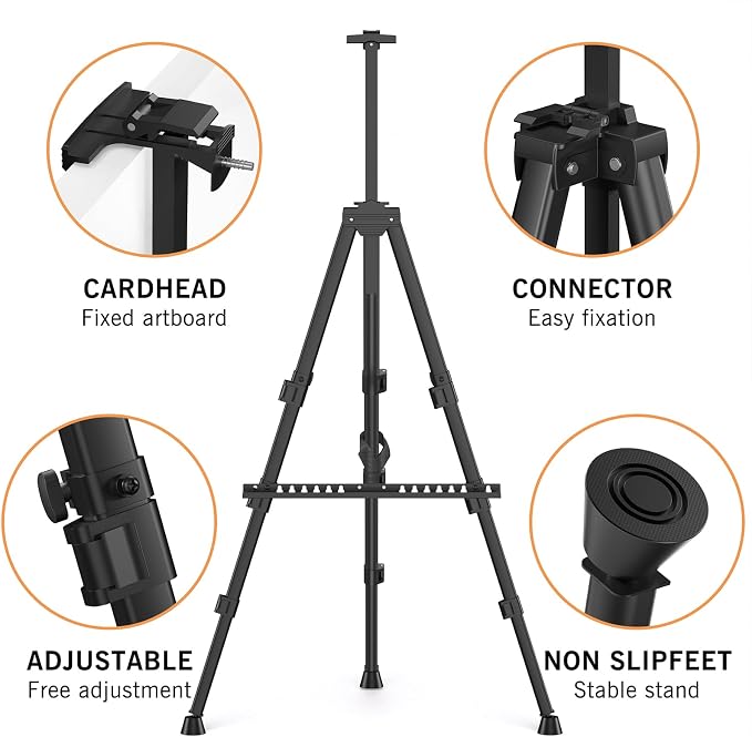 Art Painting Tripod Easel Stand - Image 7