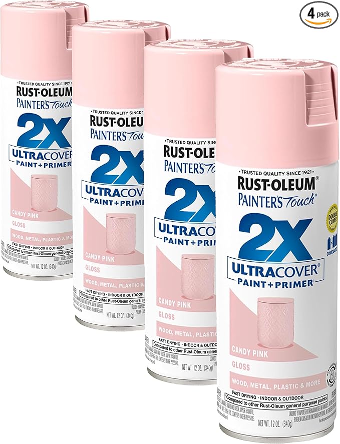 Rust-Oleum 334028 Painter's Touch 2X Ultra Cover Spray Paint, 12 oz, Gloss by Rust-Oleum