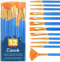 ESRICH Paint Brushes Set, 12 Sizes Paint Brush by ESRICH