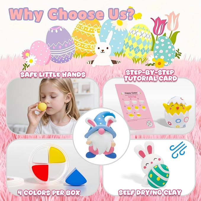 Loufor Air Dry Clay Kits Easter - Image 4