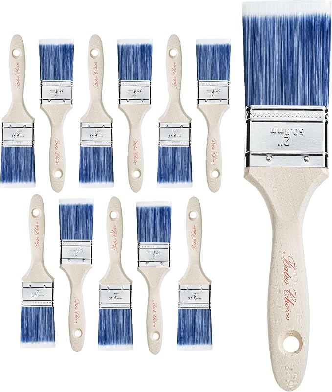 Bates 2-Inch Paint Brushes, 12 Pack by BatesChoice
