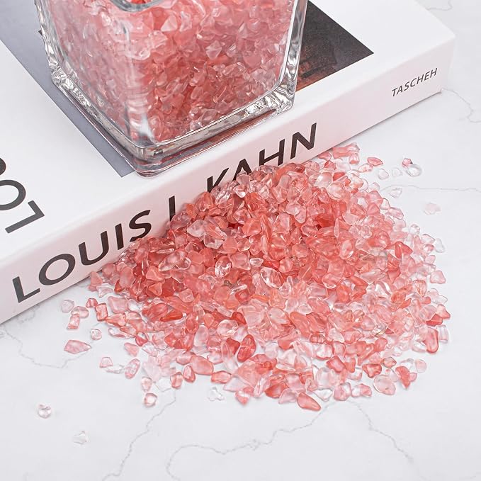 3 Lb Watermelon Tourmaline Quartz Crystal Chips Bulk, 5-7mm Natural Tumbled - Image 6