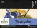 Canson Montval Watercolor Pad, Cold Press, 140 lb., Tape Bound, 12 Sheets/Pad by Unknown