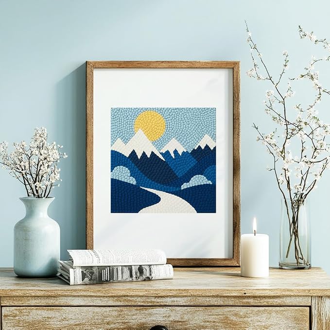 DOODLREAM Mountains DIY Punch Needle Embroidery Kit - Image 6