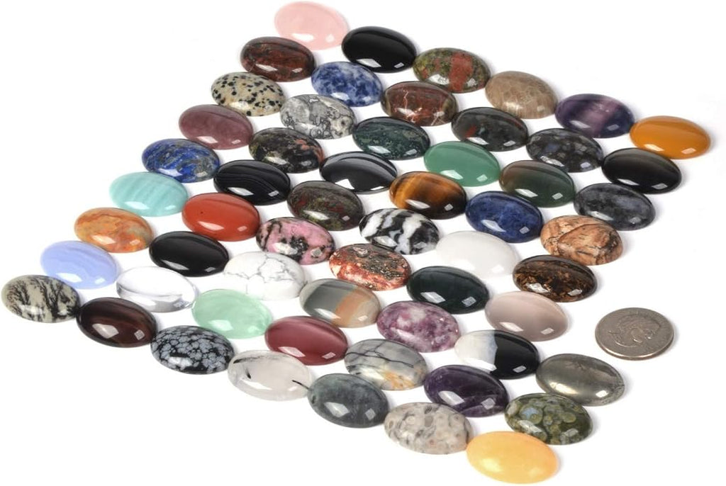 Wholesale Lot Multi-color Gemstone Round Oval Cab Cabochon - Image 3
