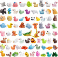 80 Pcs Mini Resin Animals 80 Styles Resin Animals Figurines Bulk by ywevyezc