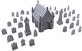 EnderToys Mausoleum Graveyard Scene by EnderToys