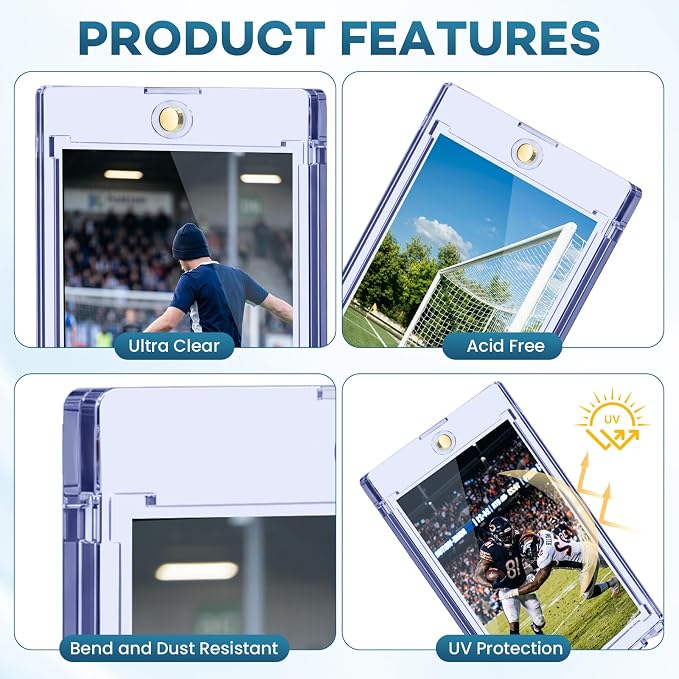 64ct Magnetic Card Holders, 35pt One Touch Card Holder, U-V Protection Hard - Image 3