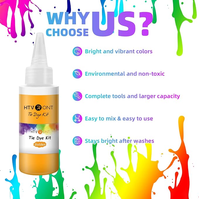 HTVRONT Tie Dye Kit for Kids and Adults - Image 4