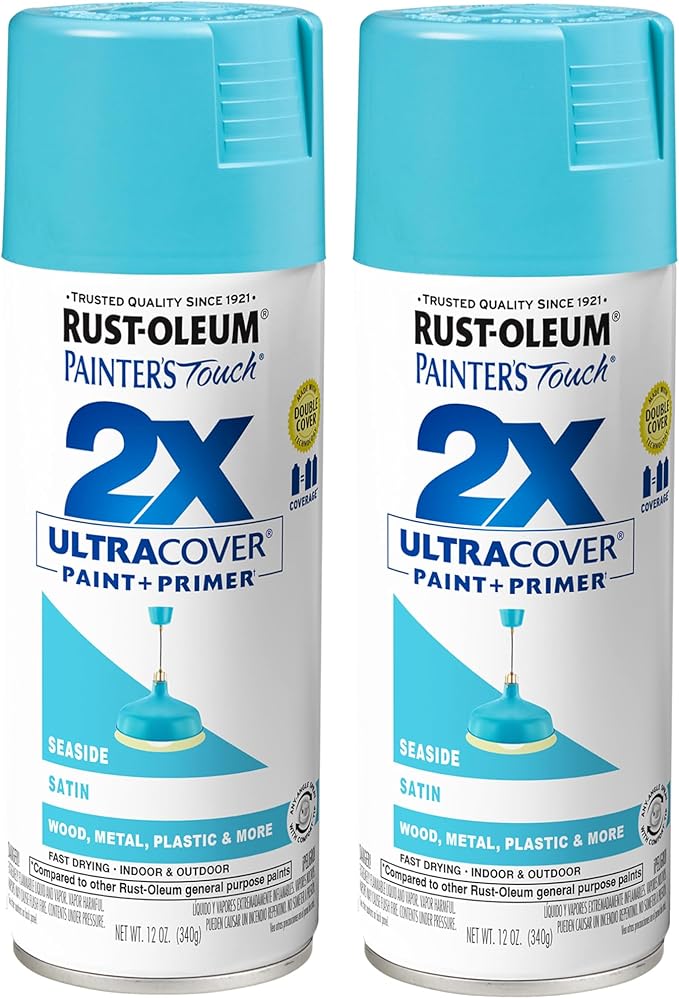 Rust-Oleum 334095-2PK Painter's Touch 2X Ultra Cover Spray Paint, 12 oz by Rust-Oleum