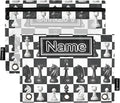 Custom Chess Checkered Plaid Pencil Pouch by BOENLE-WELCOMEYOURCOMING
