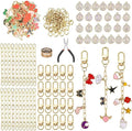 Keychain Making Kit Bag Charm Kit Metal Keychain Clips by Unknown