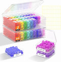 2 Pack 60 Pcs Bead Organizer Box, Craft Storage Box by Profasion