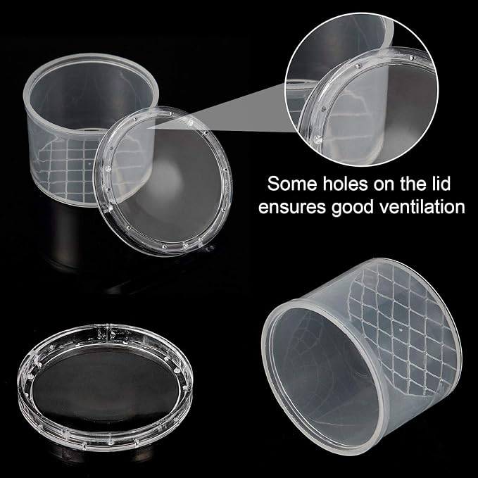 Thyle 60 Pieces Bug Viewer Bug Cage Catcher Magnifying Insect Box Bug Magnifier - Image 4