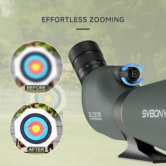 SVBONY SV28 100mm Angled Spotting Scope - Image 7