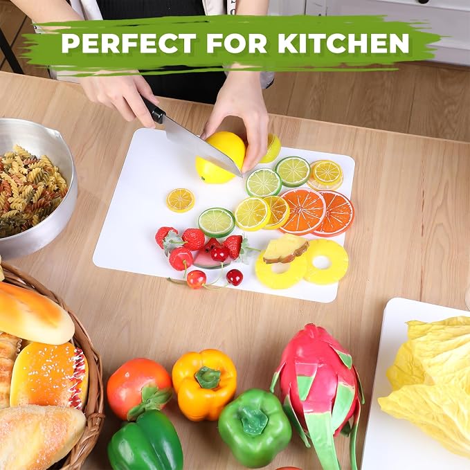 Hushee 120 Count Disposable Cutting Board Sheets 10 x 13 Inch Flexible Plastic - Image 6