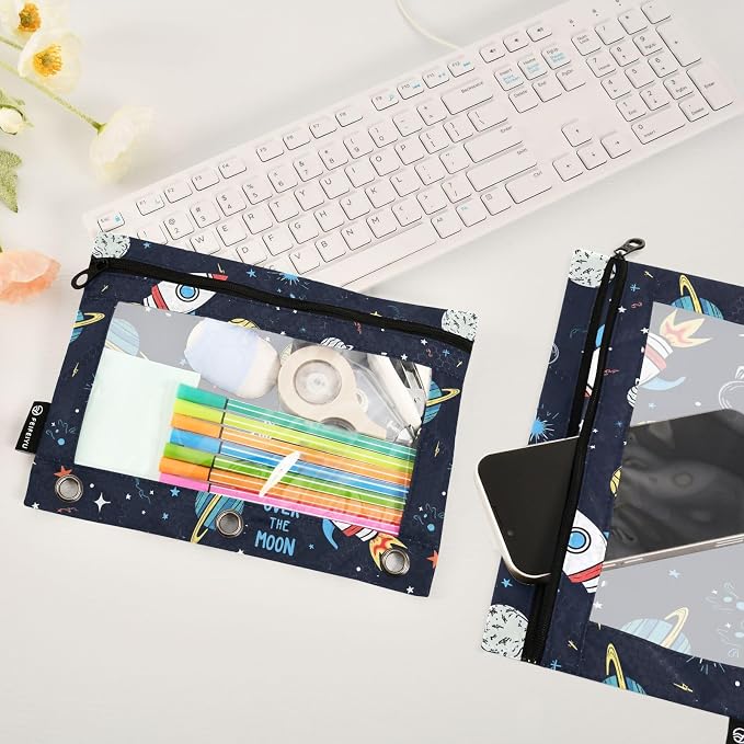 Space Rocket Planet Pencil Pouch - Image 5