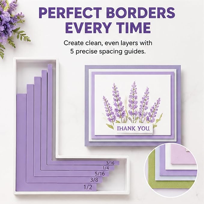 7pcs Paper Crafting Alignment Guides - Image 2