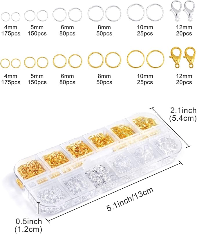 PP OPOUNT 65 Feet Jewelry Chains Necklace Chains 2 mm Jewelry Making Chains - Image 2
