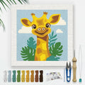 DOODLREAM Giraffe DIY Punch Needle Embroidery Kit by Doodlream