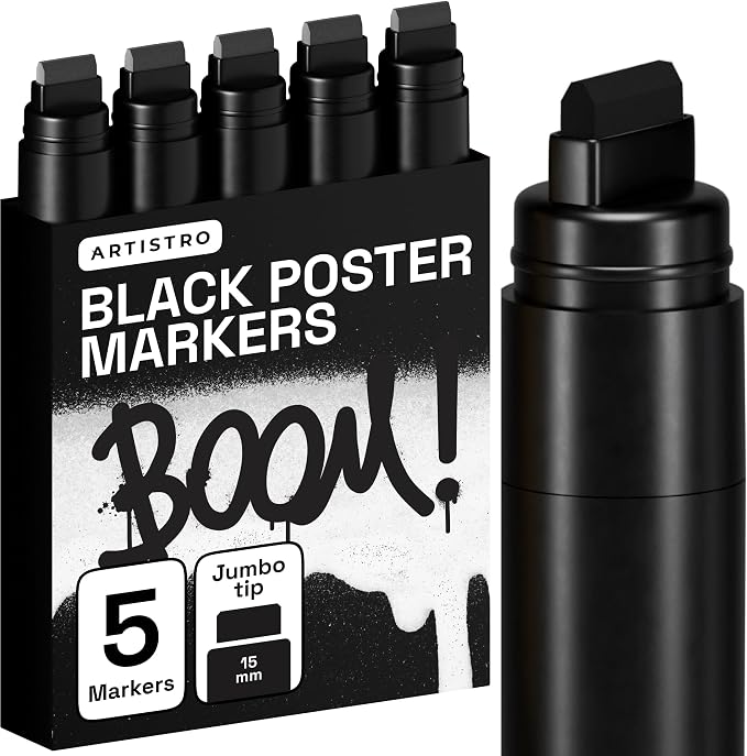 ARTISTRO Black Paint Pens by ARTISTRO