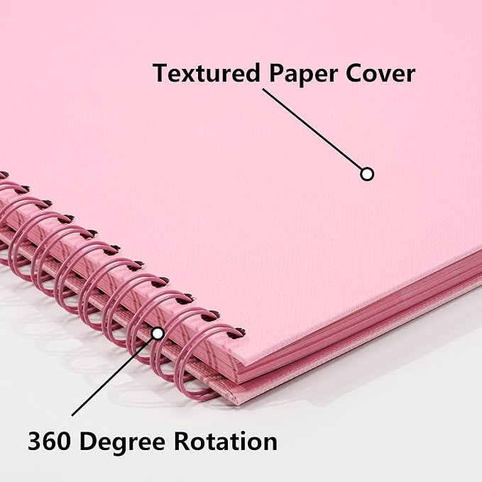Vienrose Scrapbook Album 10x10 Inch Blank Thick Kraft Paper DIY Scrapbooking - Image 4