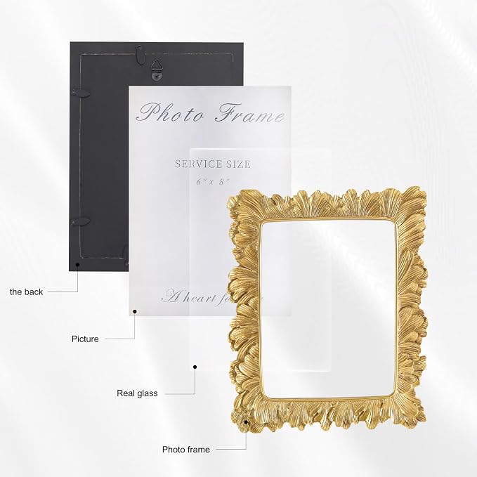 6x8 Vintage Picture Frames, Picture Frame - Image 5
