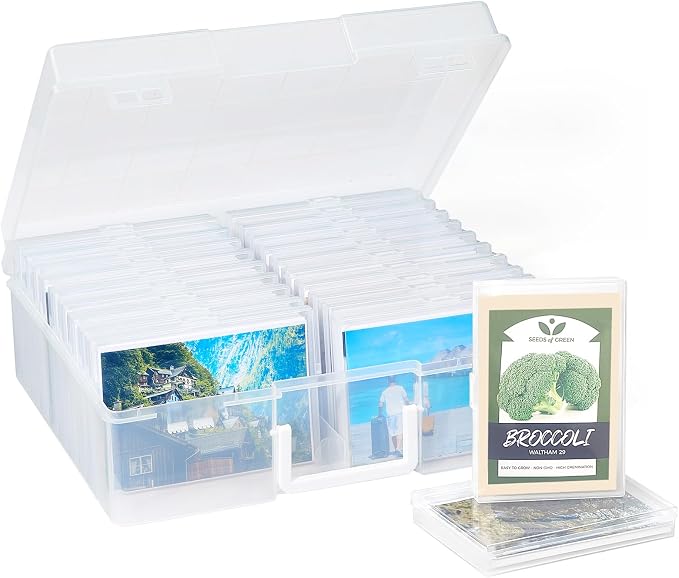 Lifewit 20 Pcs Photo Storage Box, Photo Albums 4x6 Pictures, Acid-Free by Lifewit