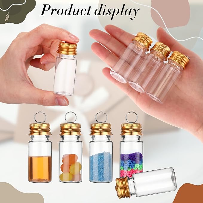 Bokon 25set 10ml Mini Plastic Bottles - Image 6